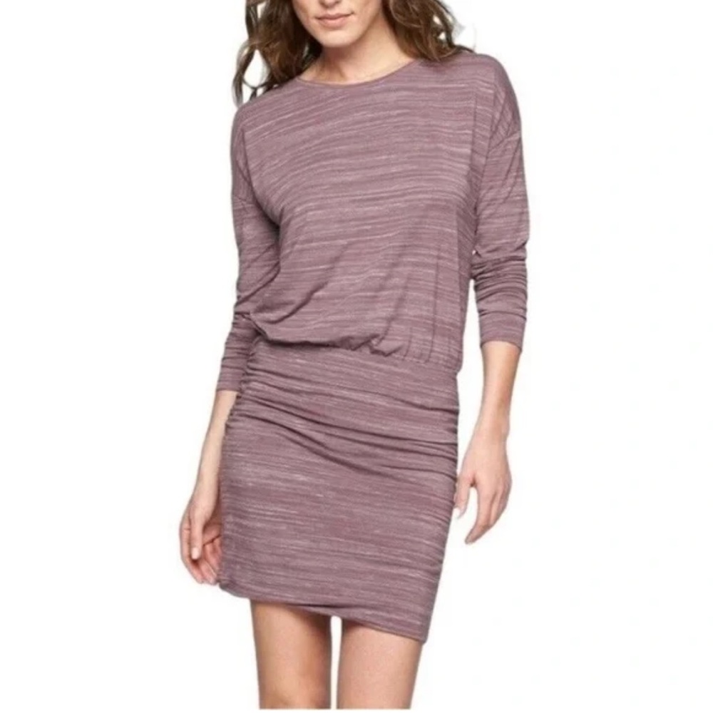 NWT Athleta Avenues Striped Tunic Dress - Picture 1 of 6